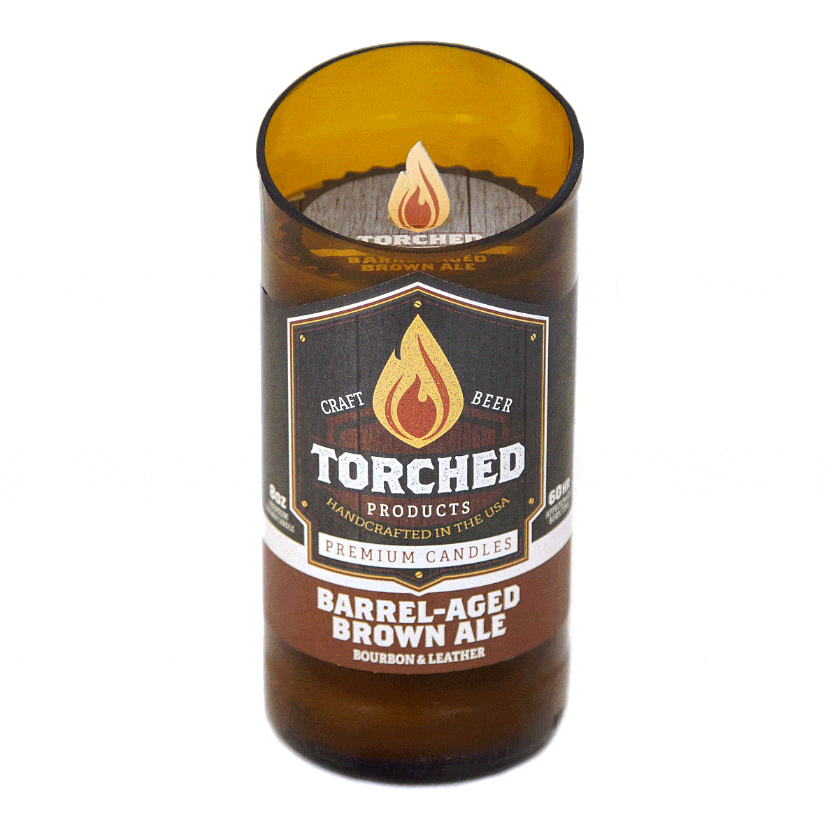 Barrel-Aged Brown Ale Beer Candle