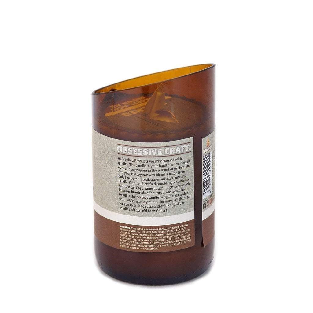 Torched Products Beer Candles Barrel-Aged Brown Ale Beer Candle