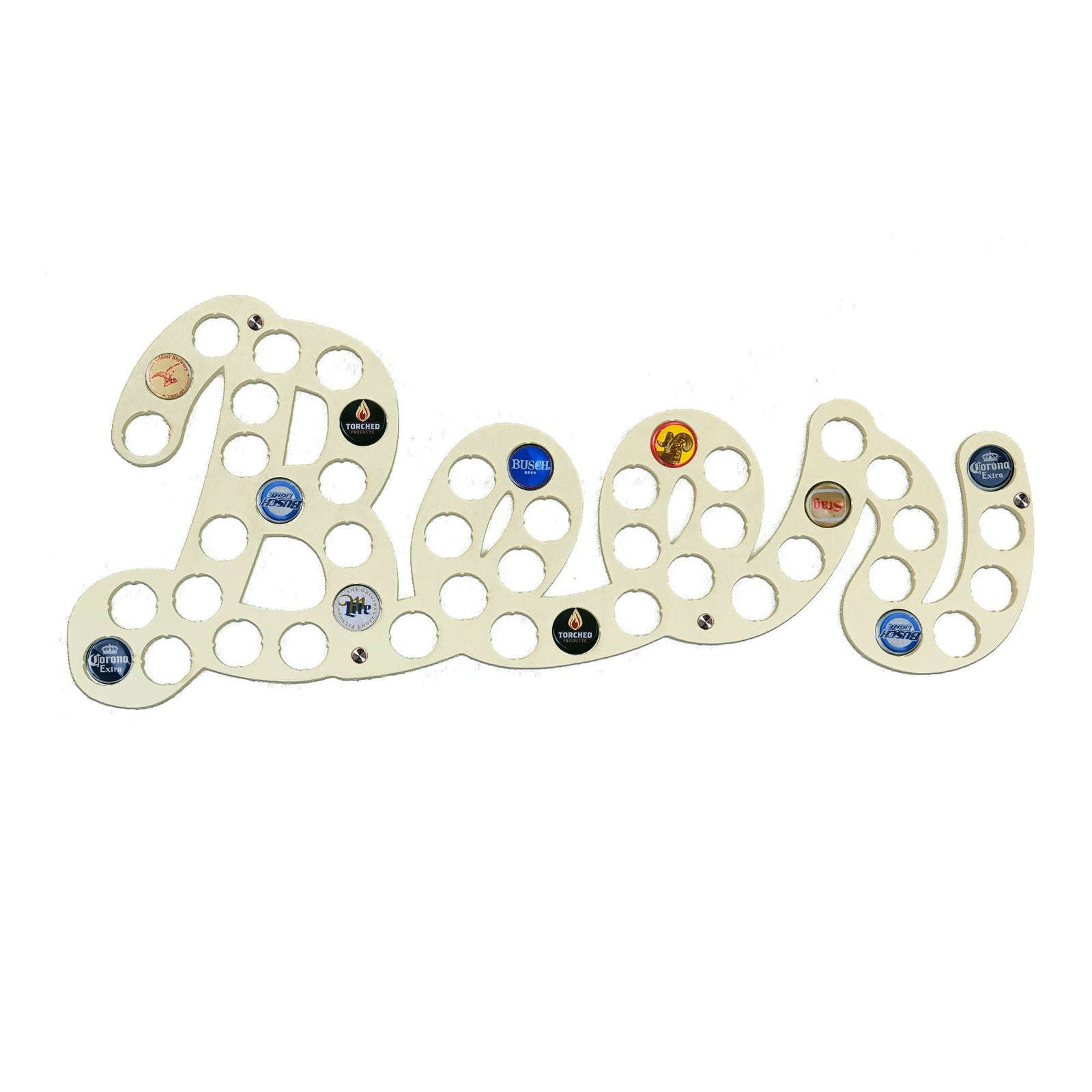 Torched Products Beer Cap Map Beer Sign Beer Cap Holder