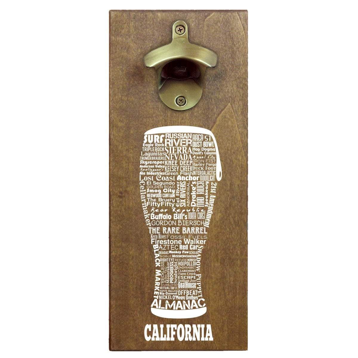 Torched Products Bottle Opener Default Title California Craft Beer Typography Cap Catching Magnetic Bottle Opener (789157576821)