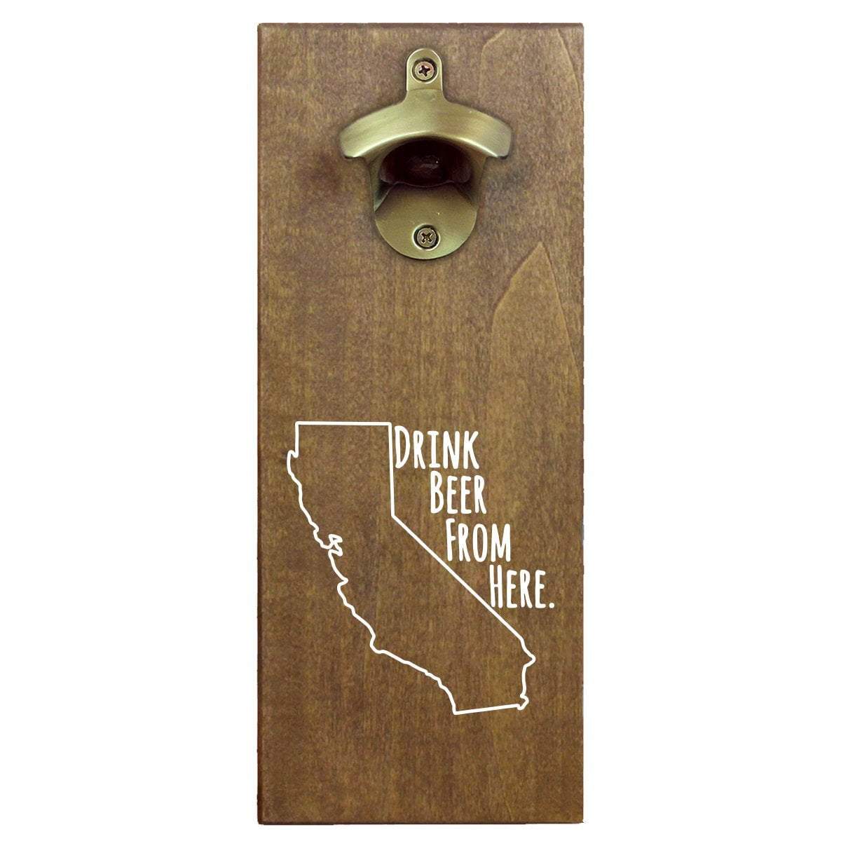 Torched Products Bottle Opener Default Title California Drink Beer From Here Cap Catching Magnetic Bottle Openers (781479247989)