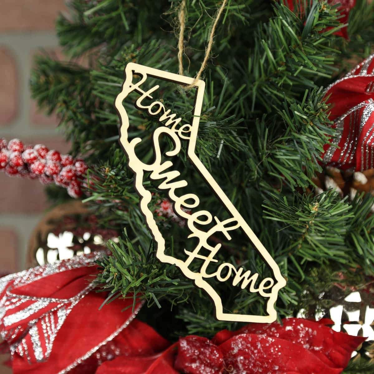 Torched Products Ornaments California Home Sweet Home Ornaments (781211500661)