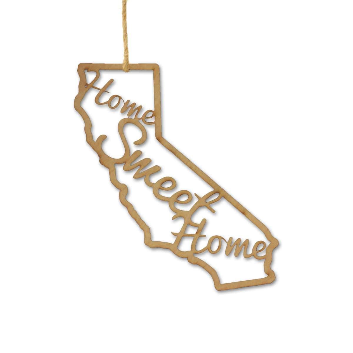 Torched Products Ornaments California Home Sweet Home Ornaments (781211500661)