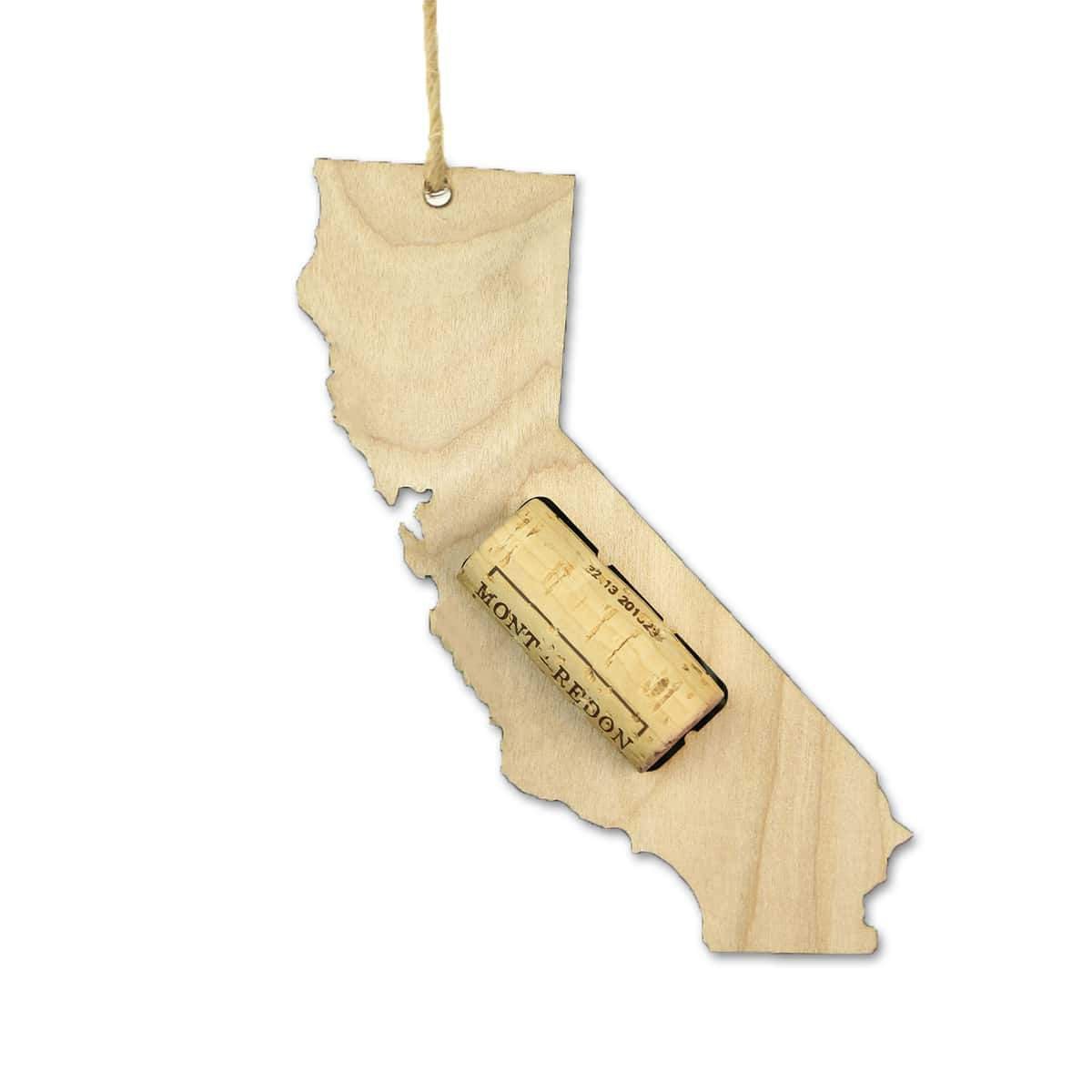 Torched Products Wine Cork Holder California Wine Cork Holder Ornaments (781195837557)