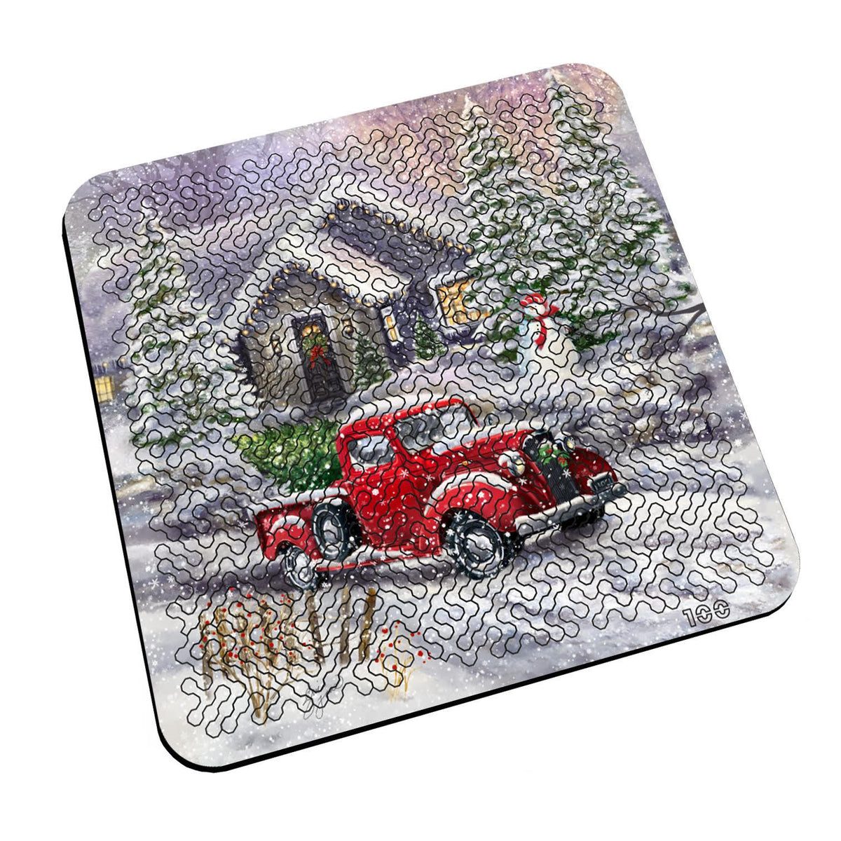 Torched Products Puzzle Christmas Mind Bending 100 Piece Octagonal Fractal Puzzle