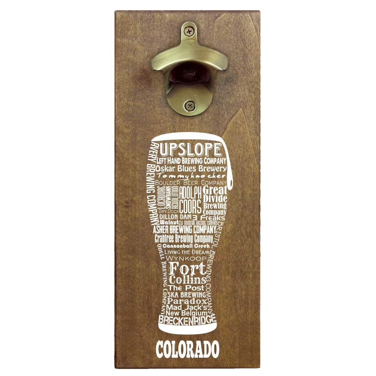 Torched Products Bottle Opener Default Title Colorado Craft Beer Typography Cap Catching Magnetic Bottle Opener (789157904501)