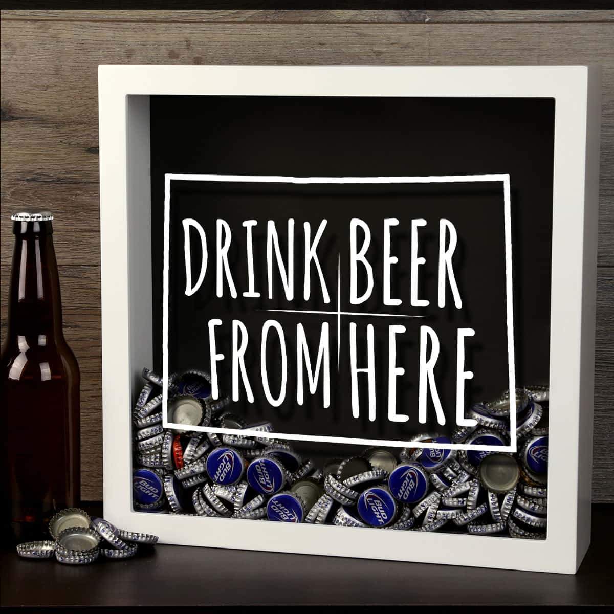 Torched Products Shadow Box Colorado Drink Beer From Here Beer Cap Shadow Box (781161922677)