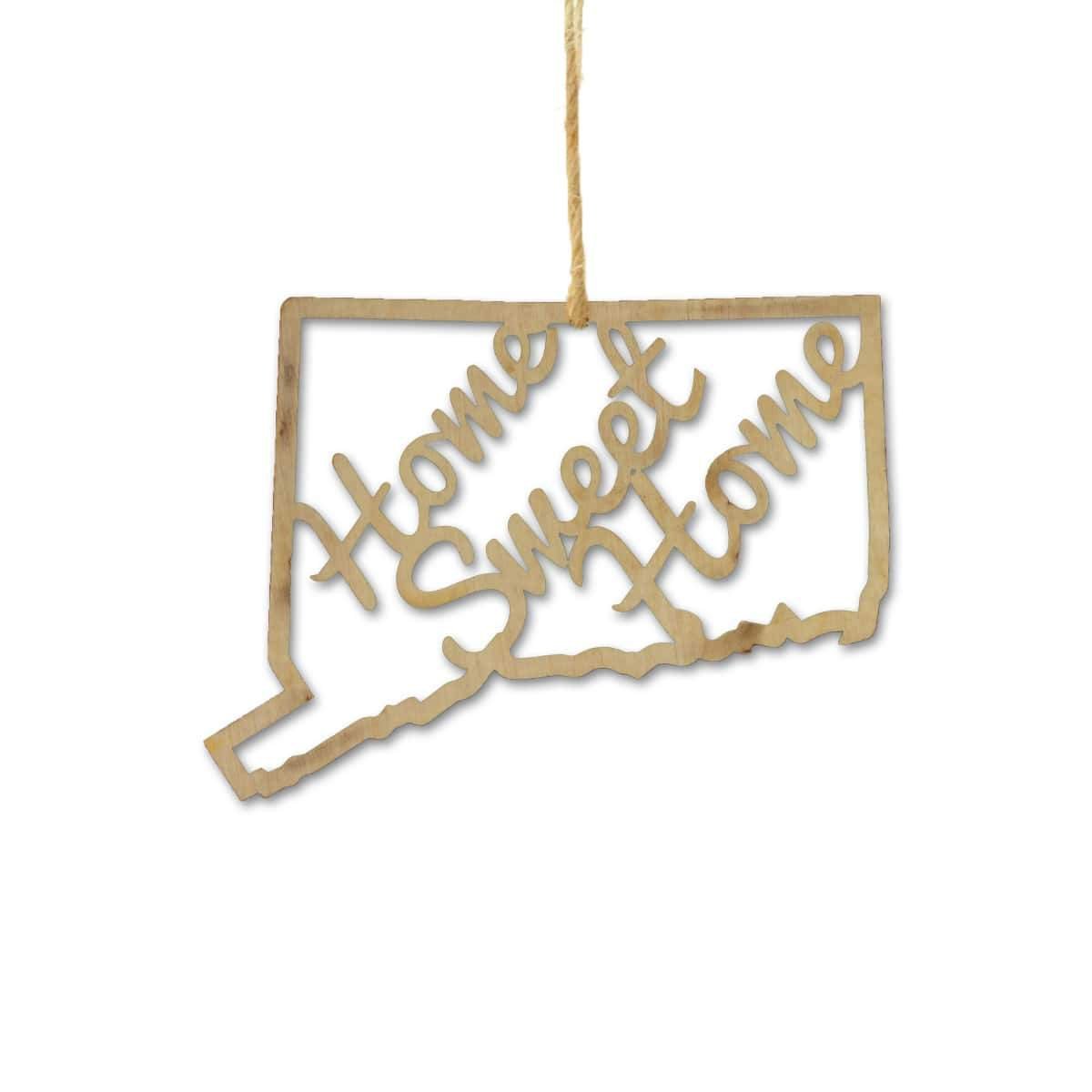 Torched Products Ornaments Connecticut Home Sweet Home Ornaments (781211861109)