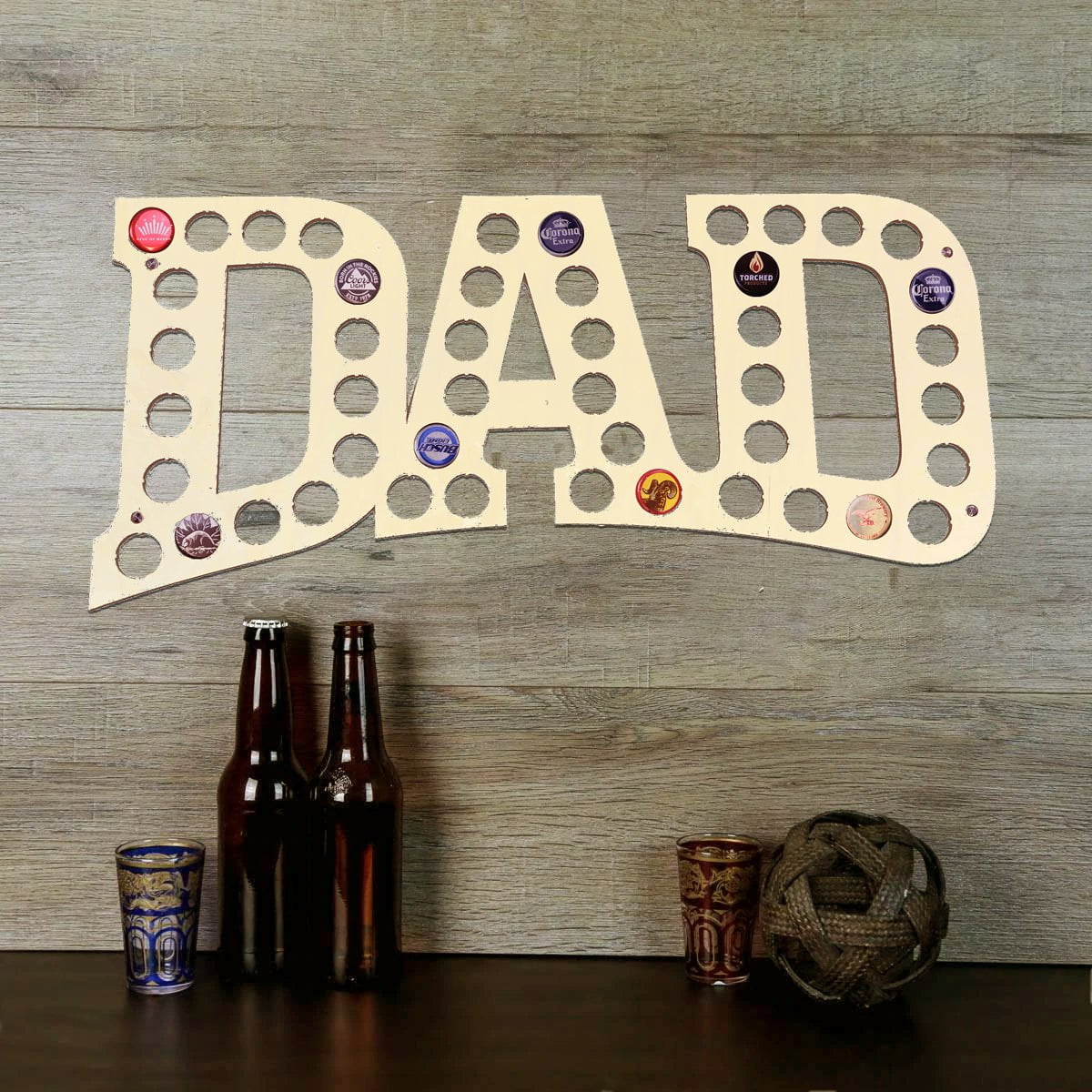 Torched Products Beer Cap Map Dad Beer Cap Trap