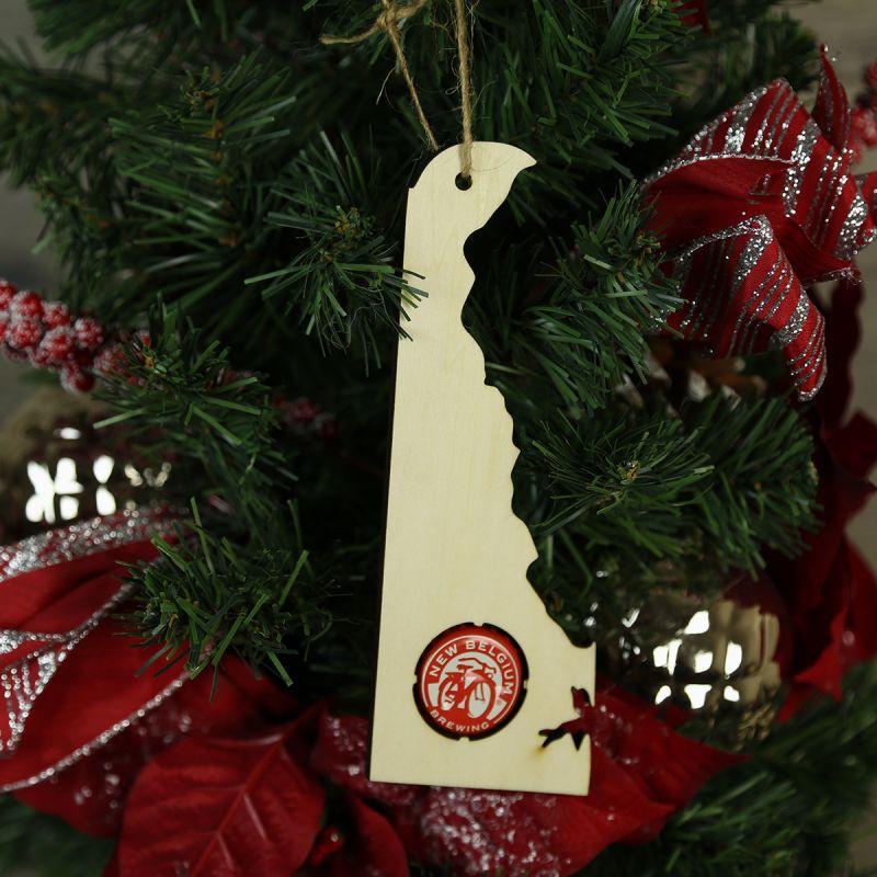 Torched Products Beer Cap Maps Delaware Beer Cap Map Ornaments (781534888053)