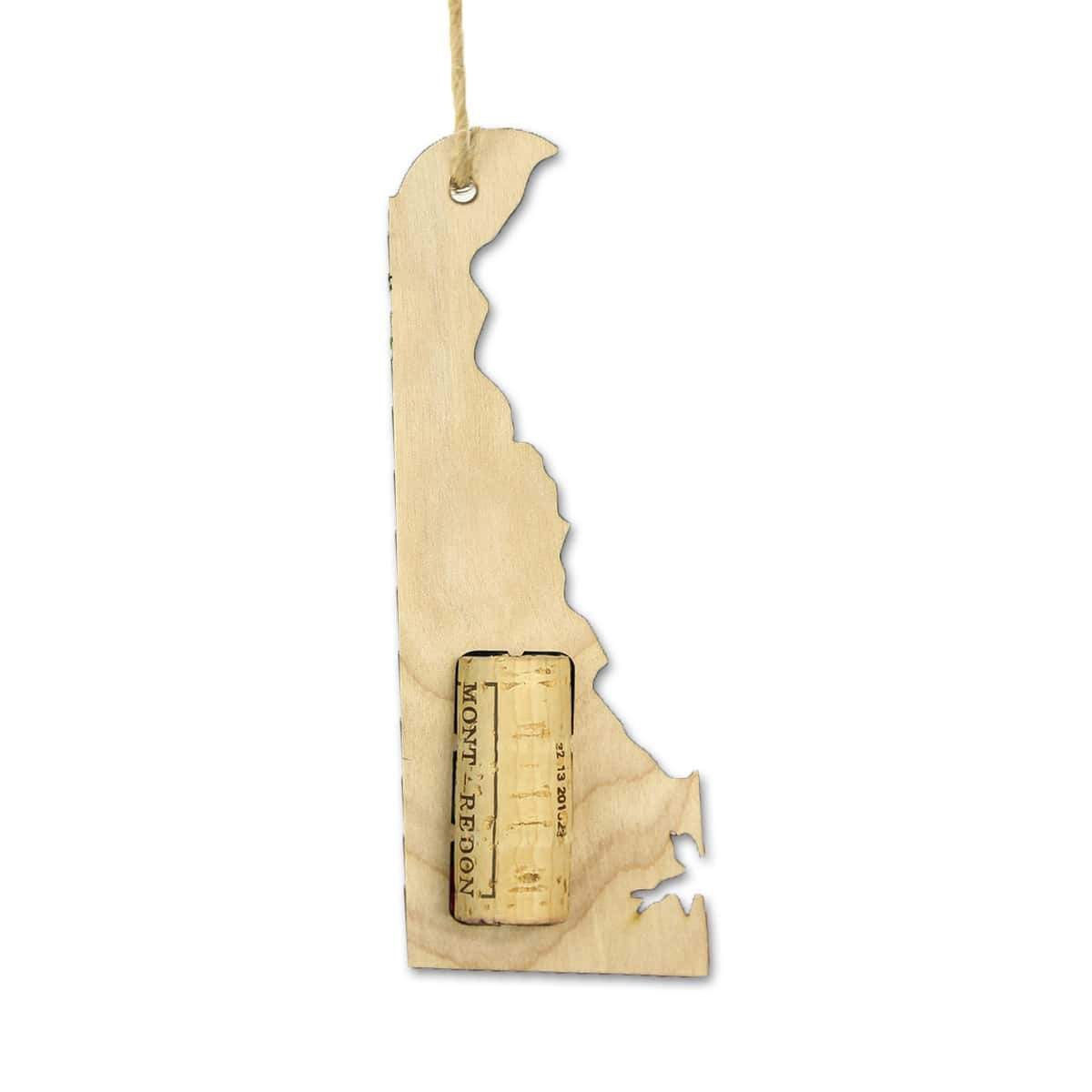 Torched Products Wine Cork Holder Delaware Wine Cork Holder Ornaments (781196361845)