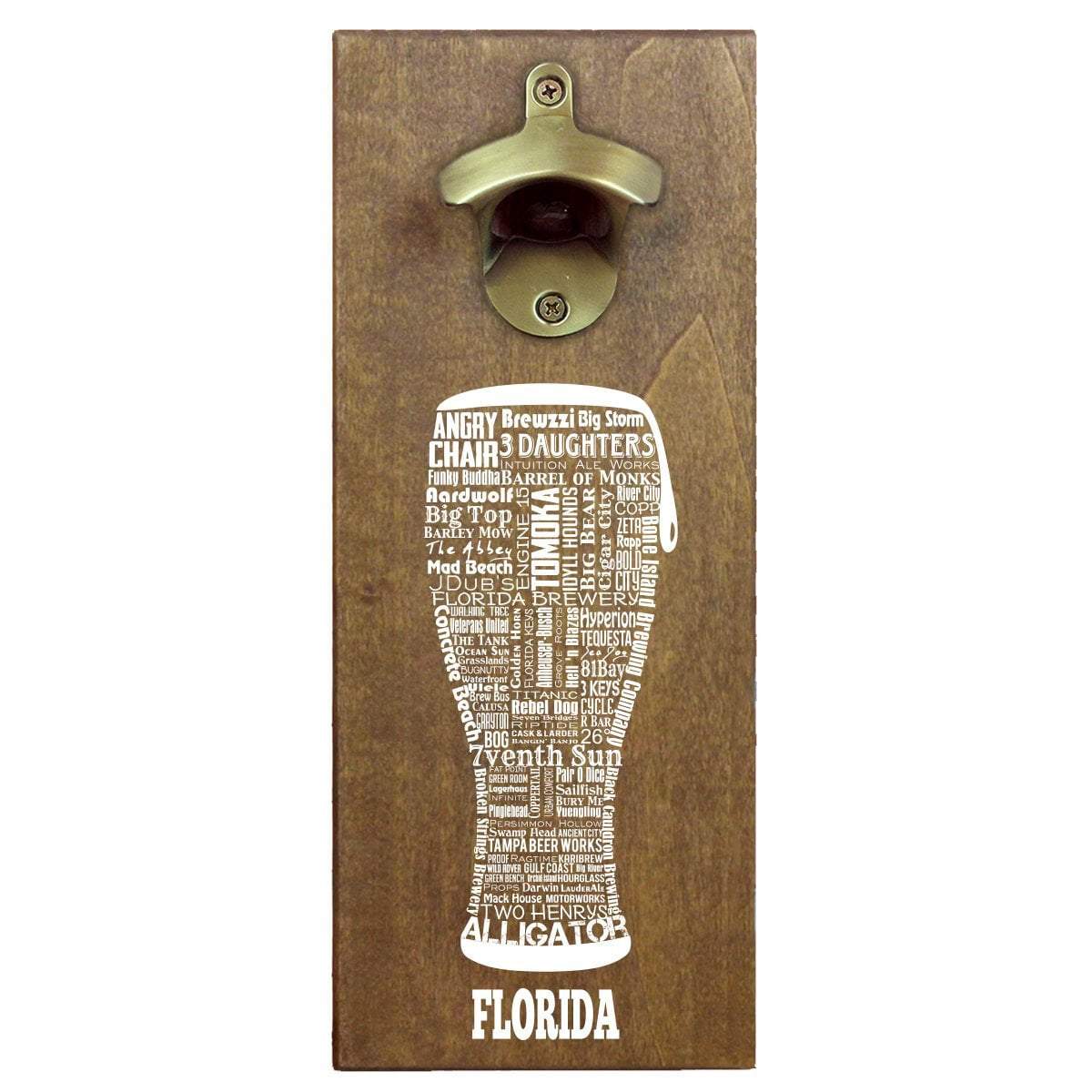 Torched Products Bottle Opener Default Title Florida Craft Beer Typography Cap Catching Magnetic Bottle Opener (789166981237)