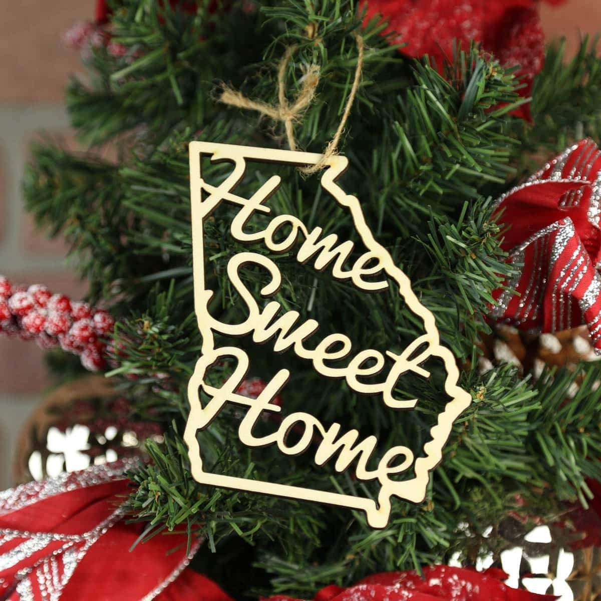 Torched Products Ornaments Georgia Home Sweet Home Ornaments (781212614773)