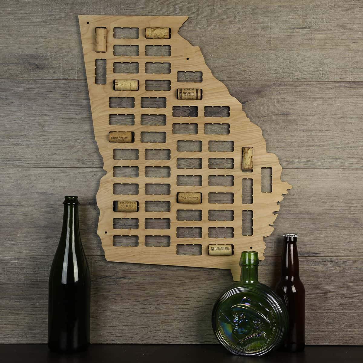 Torched Products Wine Cork Map Georgia Wine Cork Map (1413634293877)
