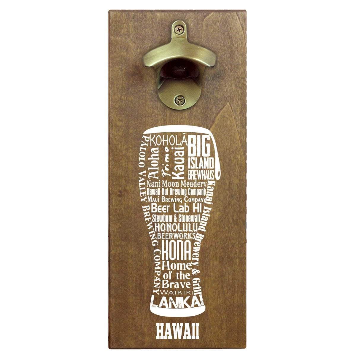 Torched Products Bottle Opener Default Title Hawaii Craft Beer Typography Cap Catching Magnetic Bottle Opener (789174354037)