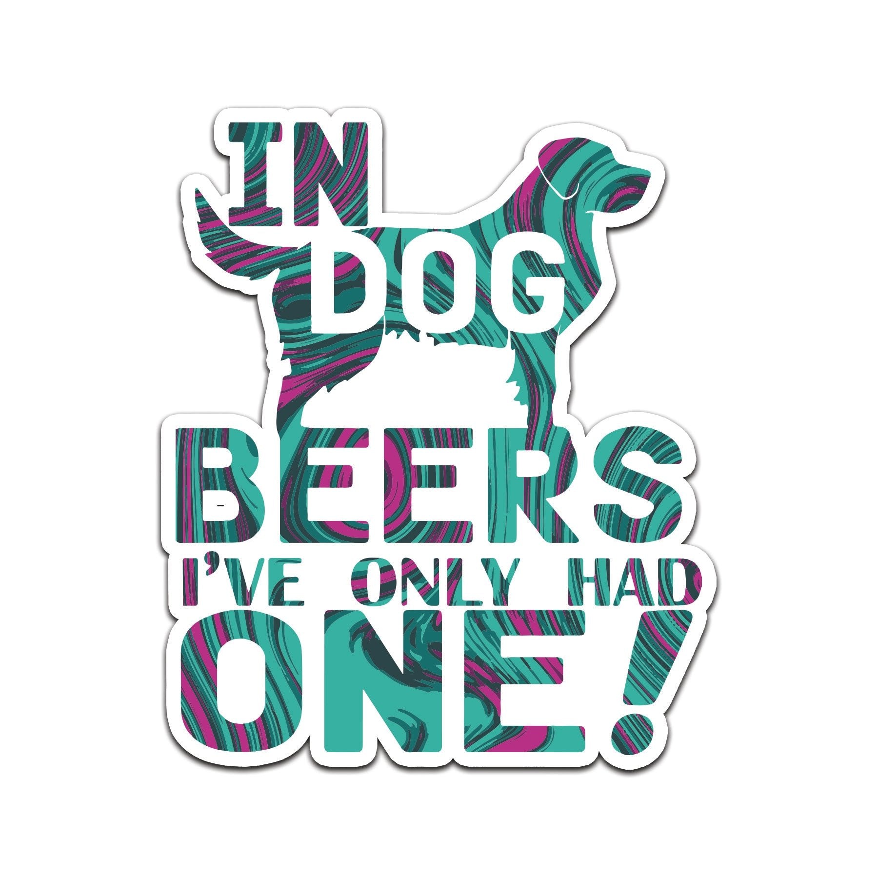 Torched Products Stickers In Dog Beers - Vinyl Sticker