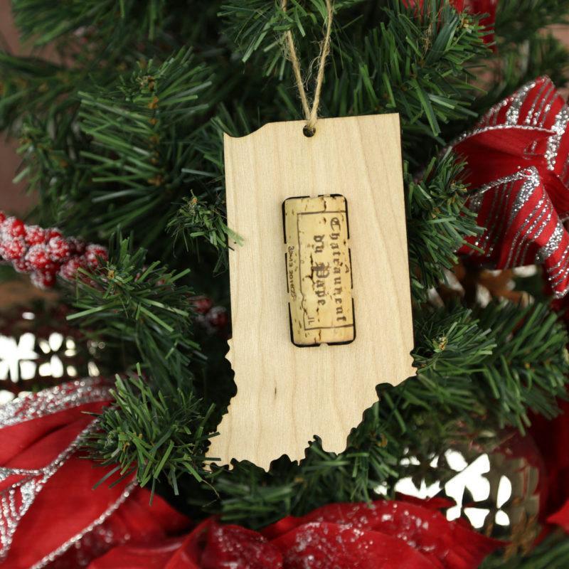 Torched Products Wine Cork Holder Indiana Wine Cork Holder Ornaments (781197967477)