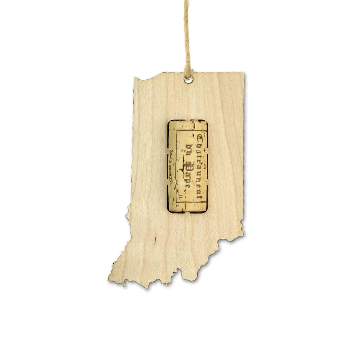 Torched Products Wine Cork Holder Indiana Wine Cork Holder Ornaments (781197967477)