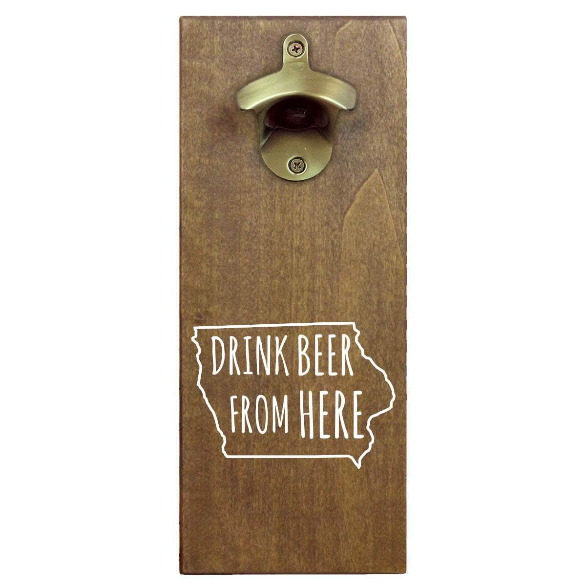 Torched Products Bottle Opener Default Title Iowa Drink Beer From Here Cap Catching Magnetic Bottle Openers (781487079541)