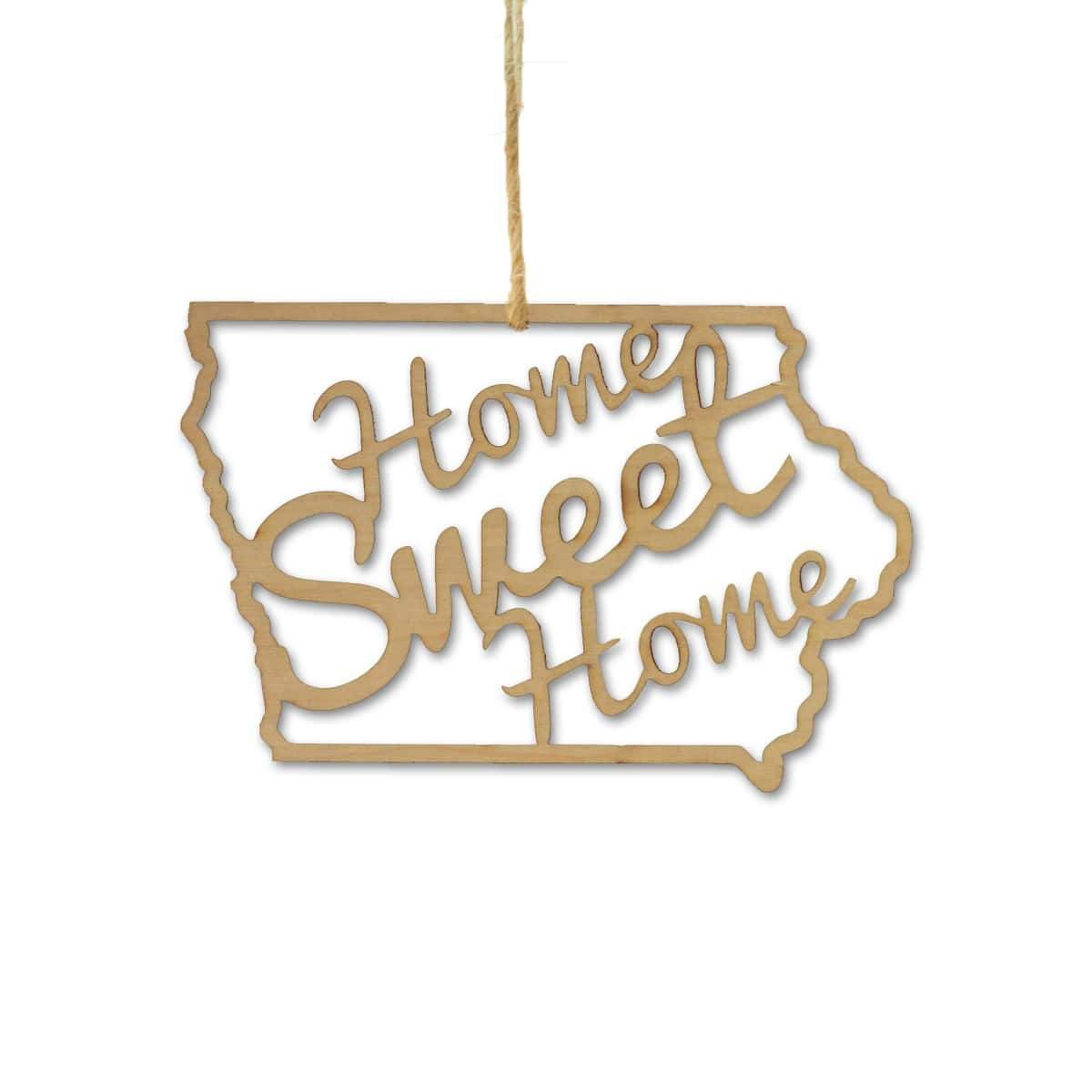 Torched Products Ornaments Iowa Home Sweet Home Ornaments (781215170677)