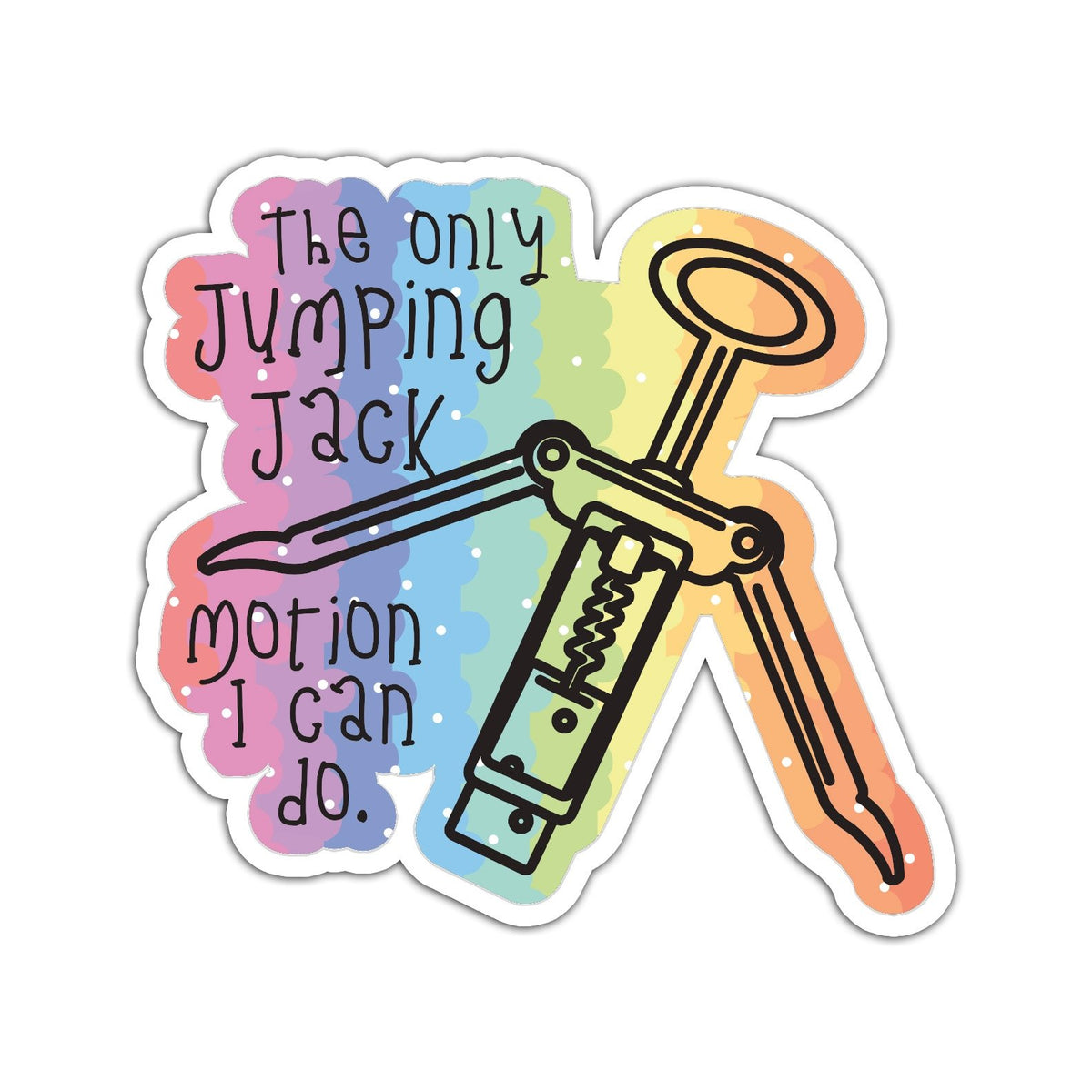 Torched Products Stickers Jumping Jacks - Vinyl Sticker
