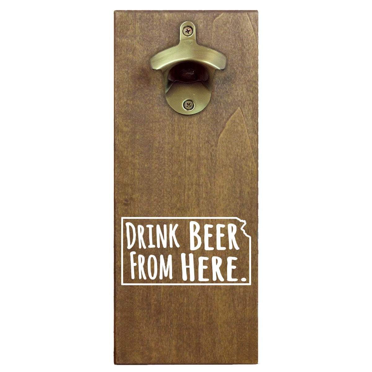 Torched Products Bottle Opener Default Title Kansas Drink Beer From Here Cap Catching Magnetic Bottle Openers (781488586869)