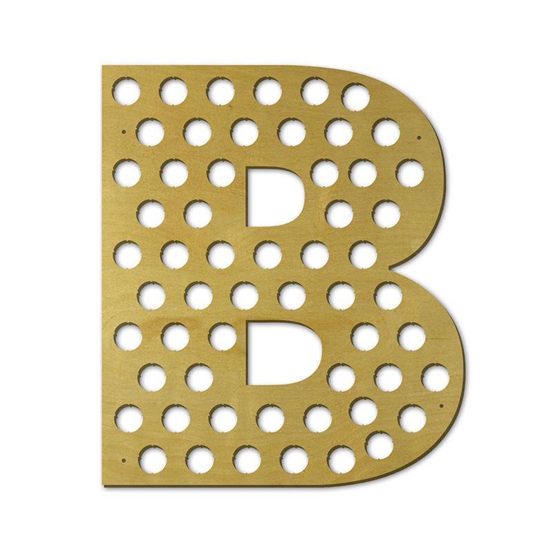 Torched Products Beer Bottle Cap Holder Letter B Beer Cap Holder (791007920245)
