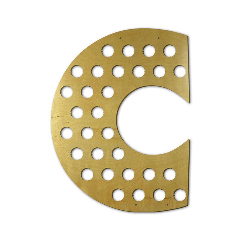 Torched Products Beer Bottle Cap Holder Letter C Beer Cap Holder (791007985781)