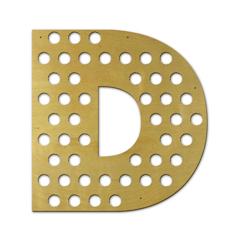 Torched Products Beer Bottle Cap Holder Letter D Beer Cap Holder (791008968821)