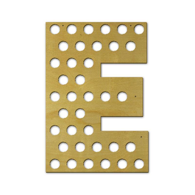 Torched Products Beer Bottle Cap Holder Letter E Beer Cap Holder (791009099893)