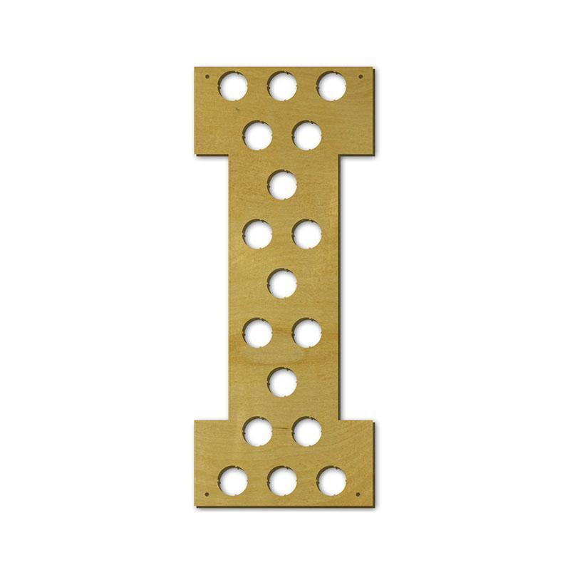 Torched Products Beer Bottle Cap Holder Letter I Beer Cap Holder (791010508917)