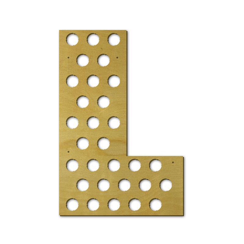 Torched Products Beer Bottle Cap Holder Letter L Beer Cap Holder (791011197045)