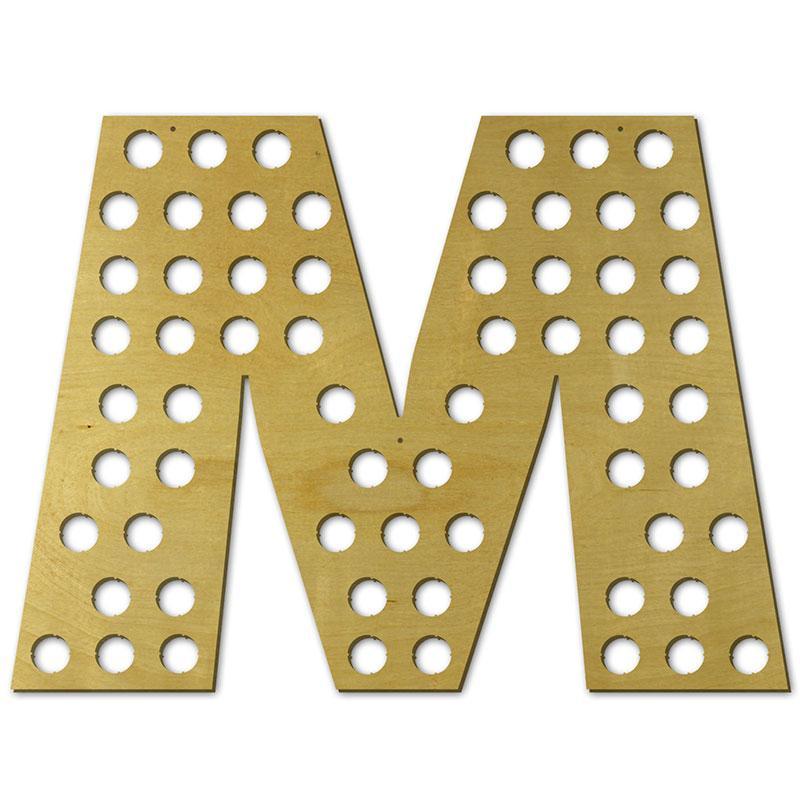 Torched Products Beer Bottle Cap Holder Letter M Beer Cap Holder (791011229813)