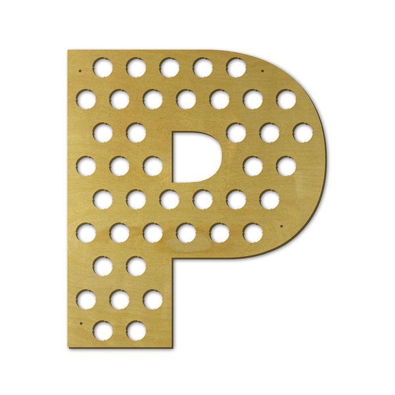 Torched Products Beer Bottle Cap Holder Letter P Beer Cap Holder (791012016245)