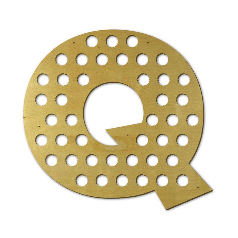 Torched Products Beer Bottle Cap Holder Letter Q Beer Cap Holder (791012049013)