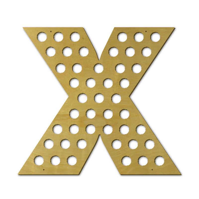 Torched Products Beer Bottle Cap Holder Letter X Beer Cap Holder (791013458037)