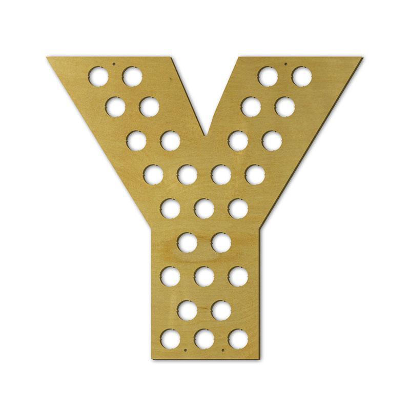 Torched Products Beer Bottle Cap Holder Letter Y Beer Cap Holder (791013556341)