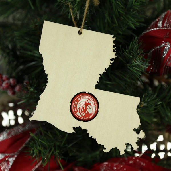 Alabama Beer Cap Map Ornaments, Women's, Size: One Size