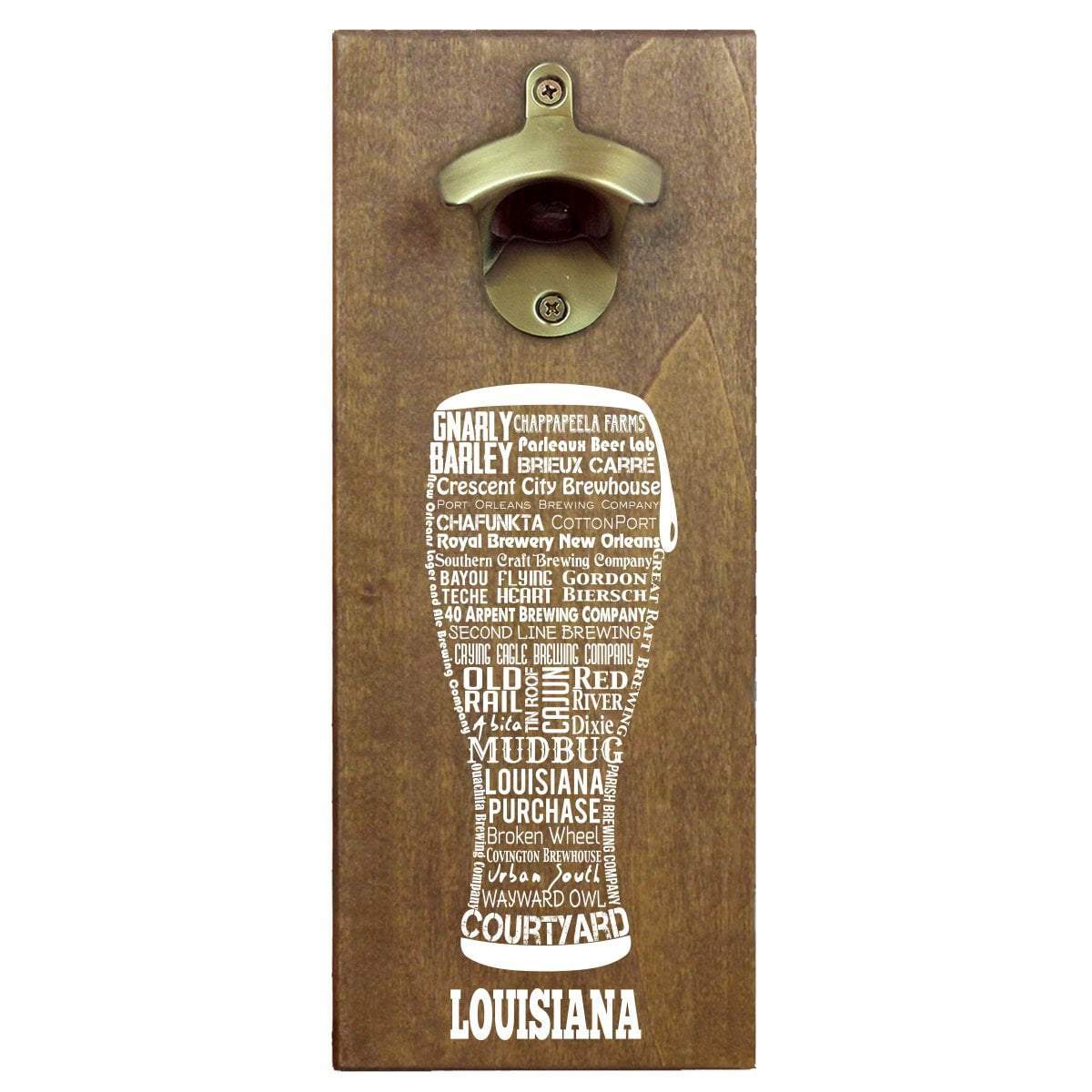Torched Products Bottle Opener Default Title Louisiana Craft Beer Typography Cap Catching Magnetic Bottle Opener (789177008245)