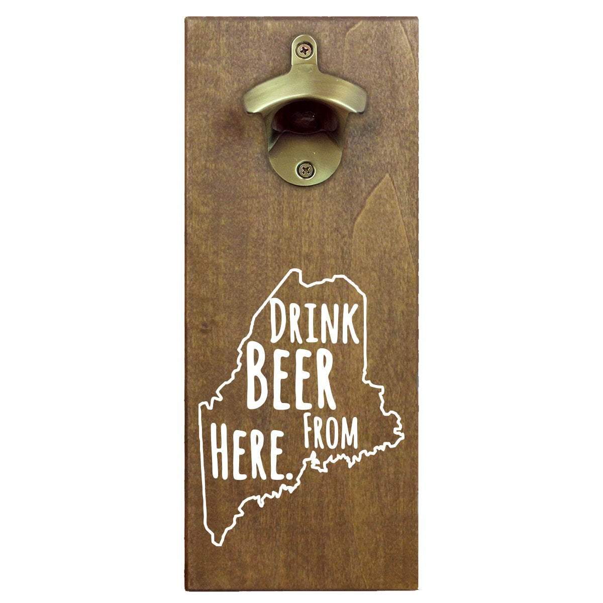 Torched Products Bottle Opener Default Title Maine Drink Beer From Here Cap Catching Magnetic Bottle Opener (781490225269)
