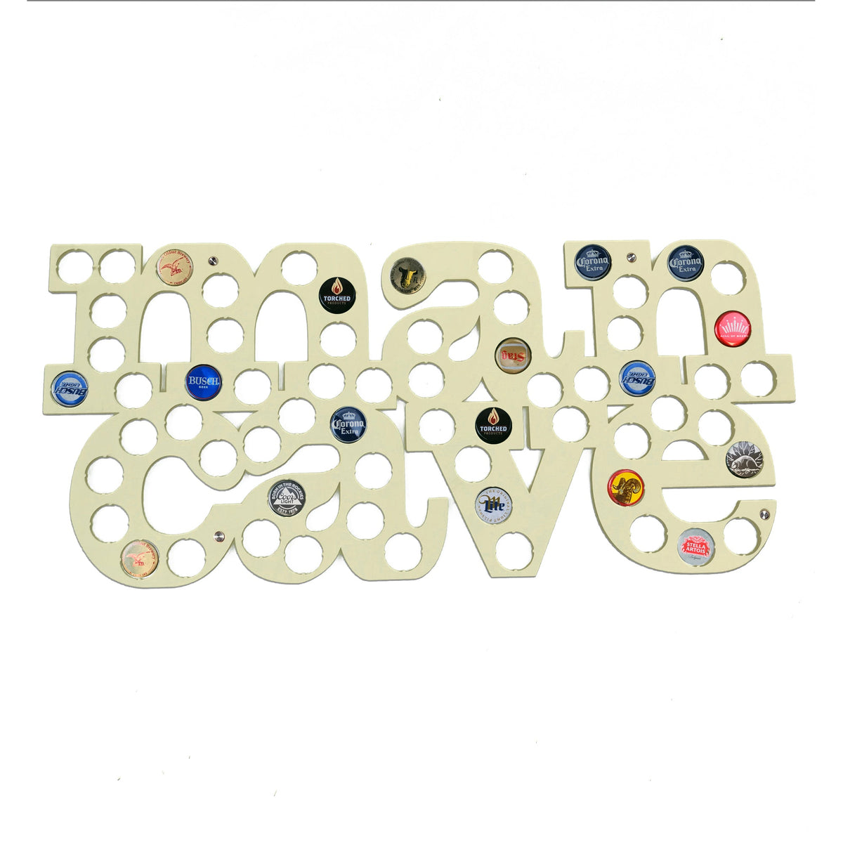 Torched Products Beer Cap Map Man Cave Beer Cap Holder