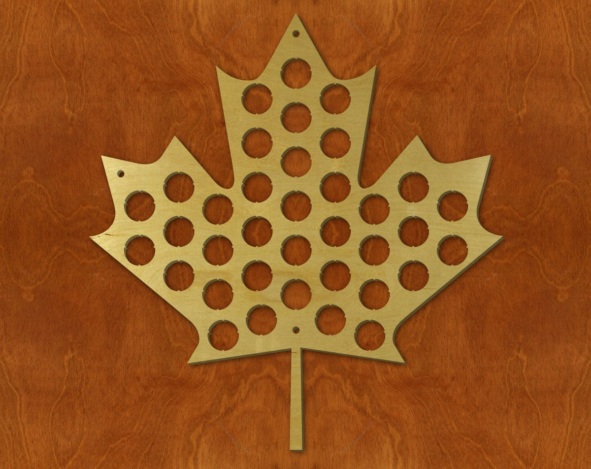 Torched Products Beer Cap Map Maple Leaf Beer Cap Holder