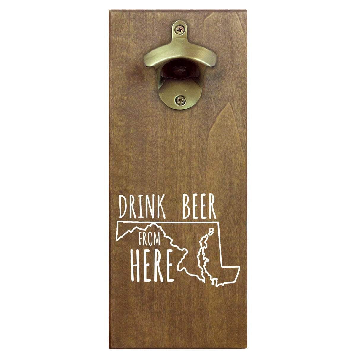 Torched Products Bottle Opener Default Title Maryland Drink Beer From Here Cap Catching Magnetic Bottle Opener (781489635445)
