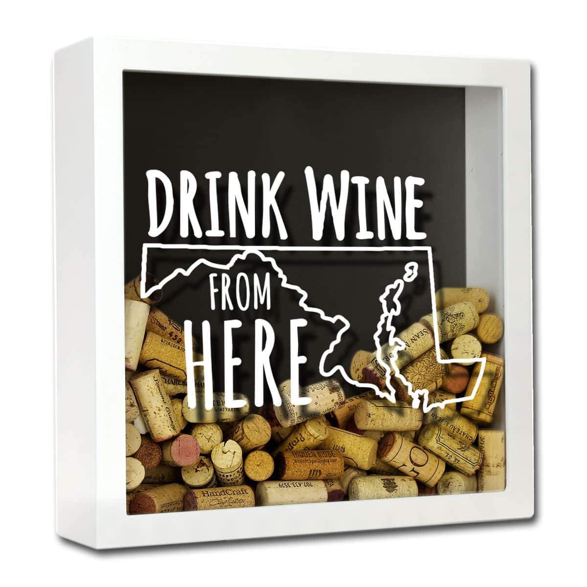 Cork on sale shadow box