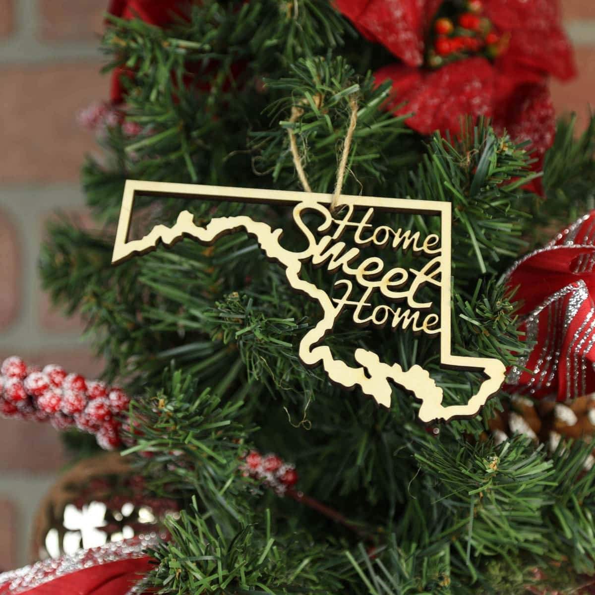Torched Products Ornaments Maryland Home Sweet Home Ornaments (781216579701)