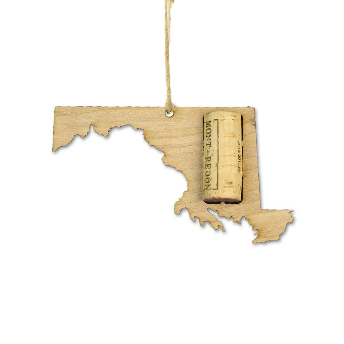 Torched Products Wine Cork Holder Maryland Wine Cork Holder Ornaments (781200326773)