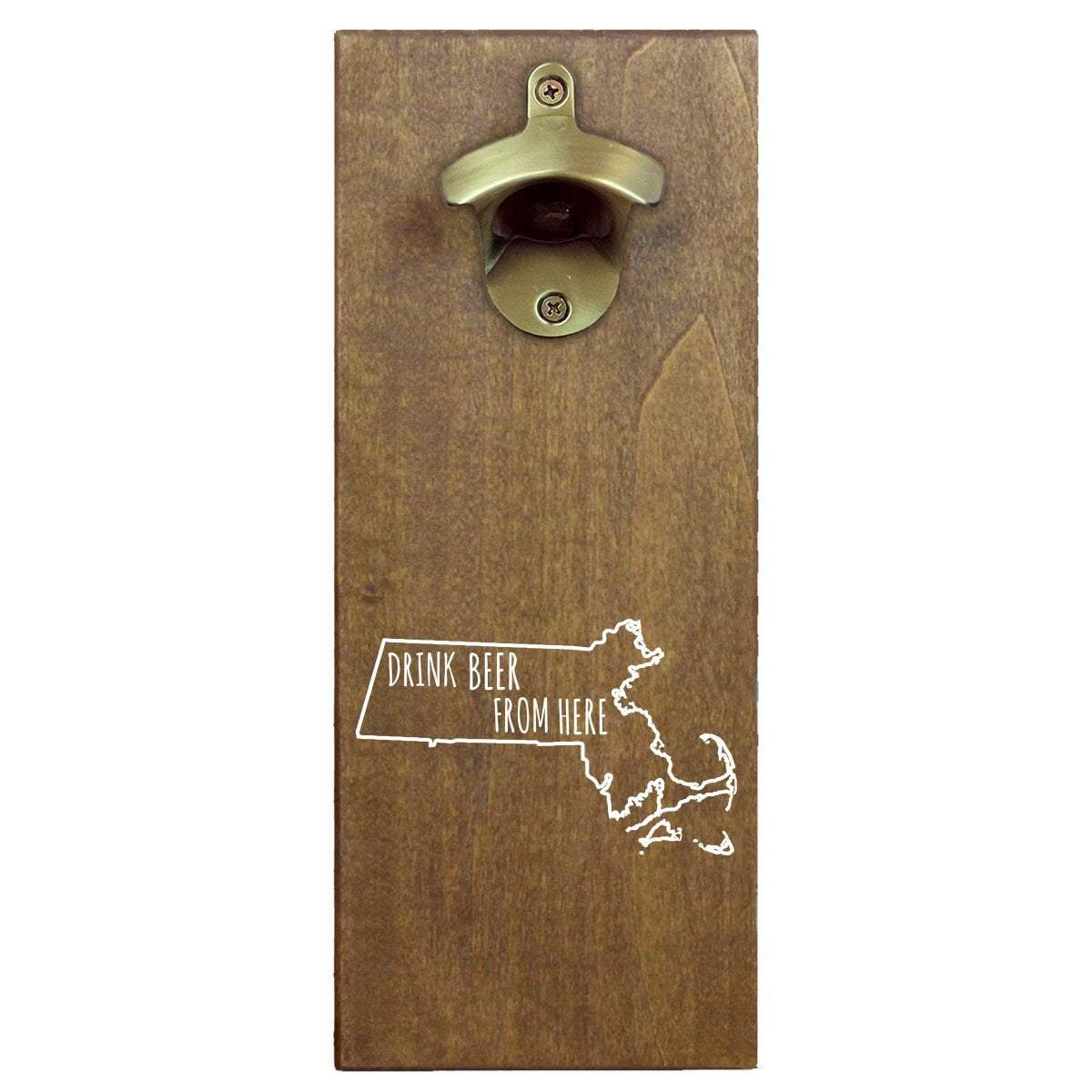 Torched Products Bottle Opener Default Title Massachusetts Drink Beer From Here Cap Catching Magnetic Bottle Opener (781489406069)