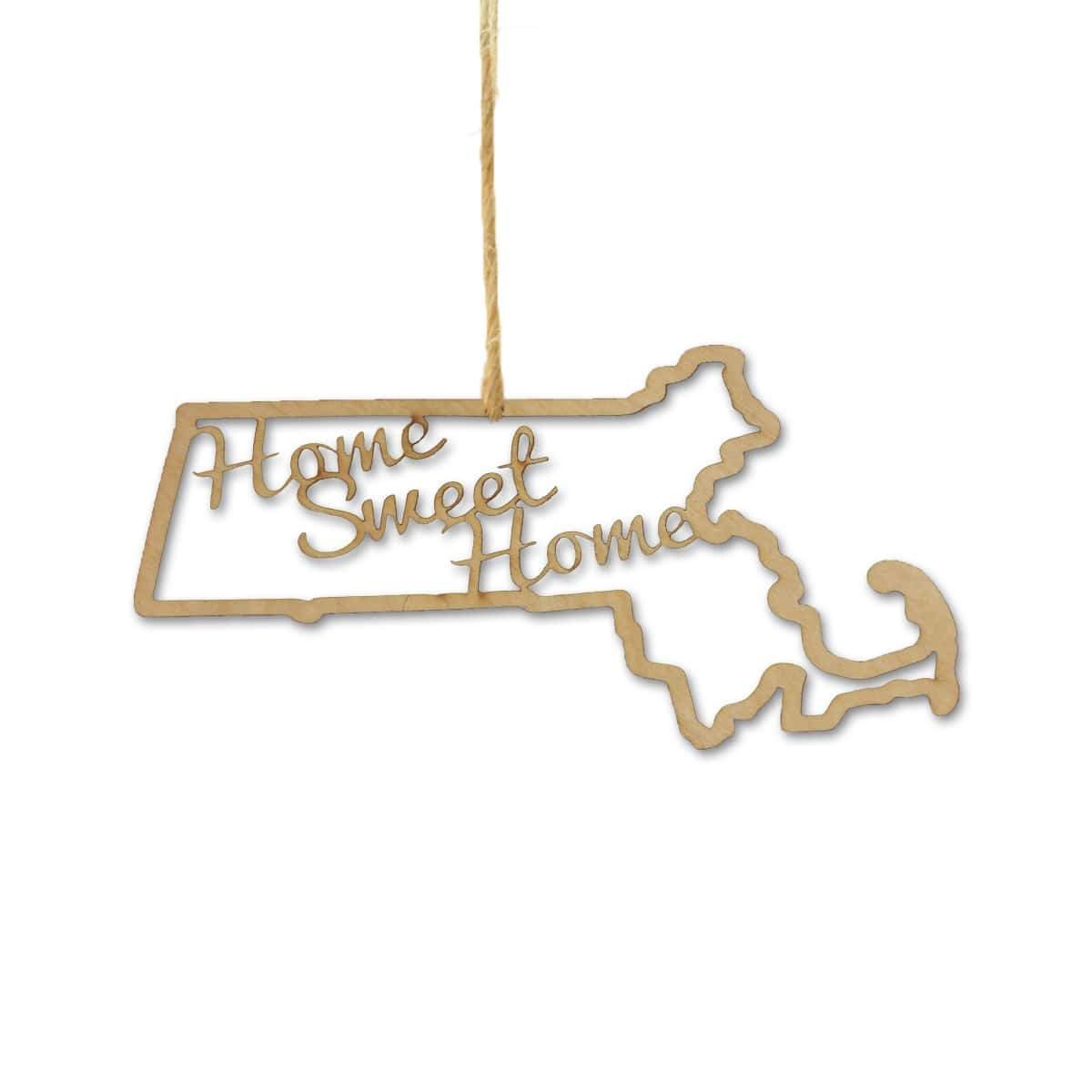 Torched Products Ornaments Massachusetts Home Sweet Home Ornaments (781216940149)