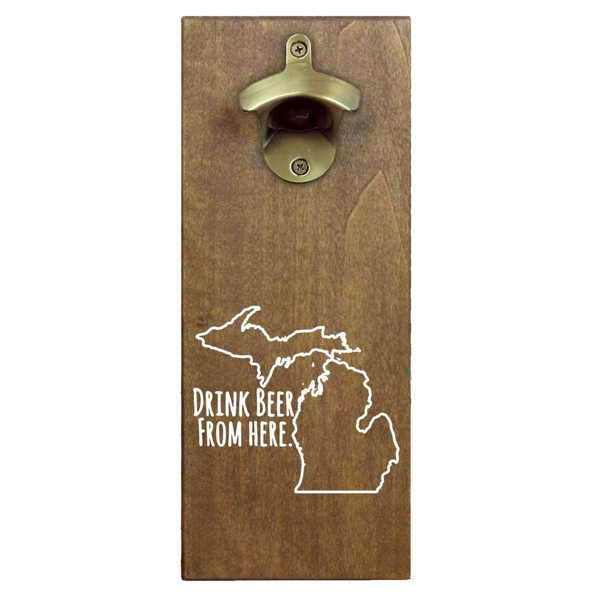 Torched Products Bottle Opener Default Title Michigan Drink Beer From Here Cap Catching Magnetic Bottle Opener (781490258037)