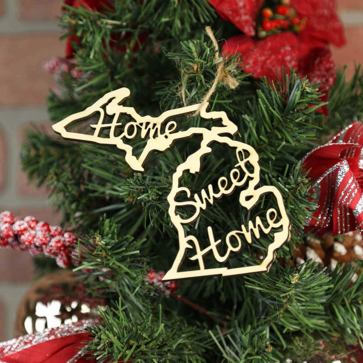 Torched Products Ornaments Michigan Home Sweet Home Ornaments (781217071221)